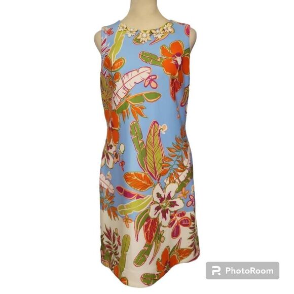 Just Taylor Floral Sleeveless Dress Women's Size Medium - Picture 1 of 8